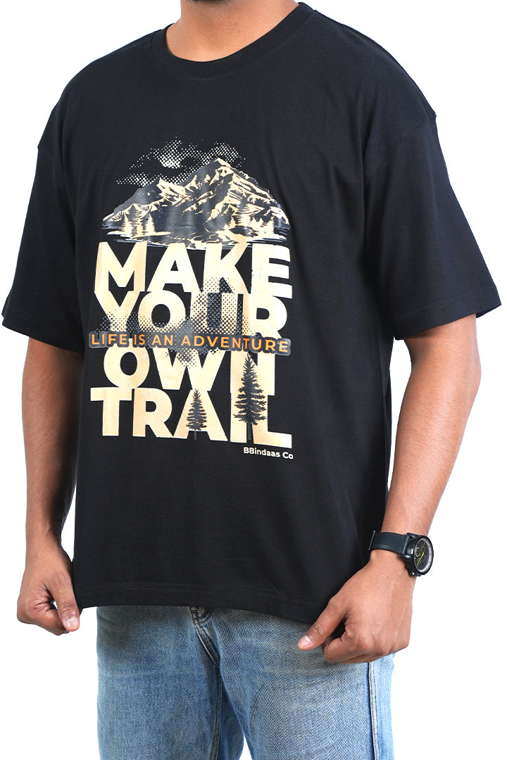 Make Your Own Trail Oversized T-Shirt