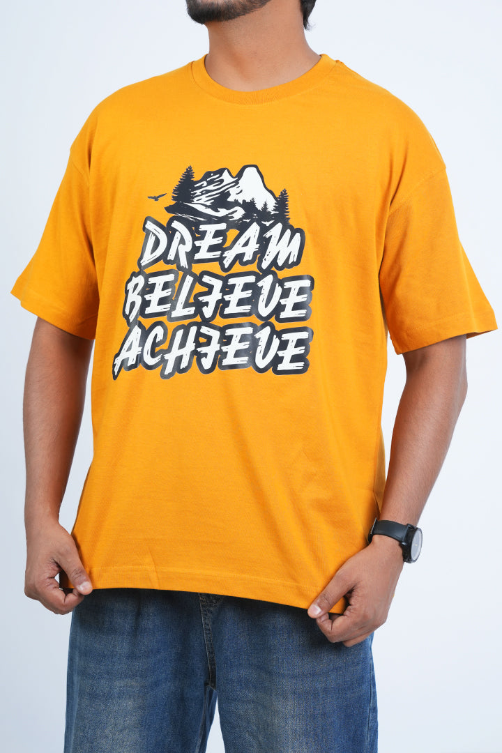 Dream Believe Achieve Oversized T-Shirt