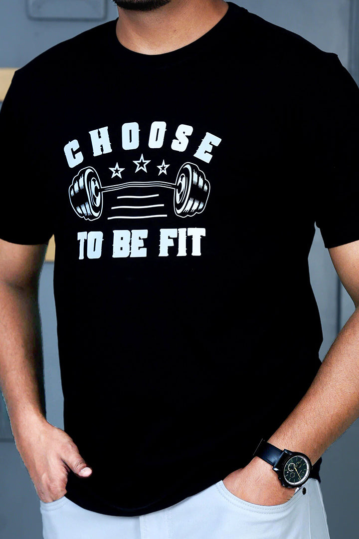 Choose To Be Fit Regular Fit T-Shirt