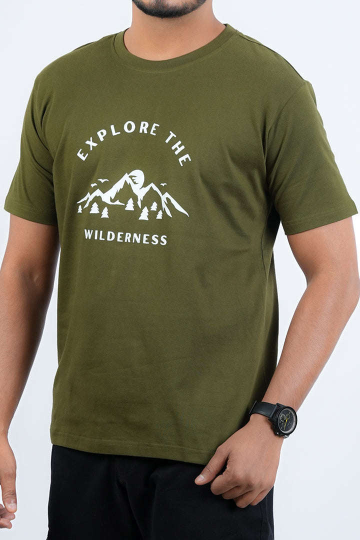 Explore The Wilderness Regular Fit T-Shirt