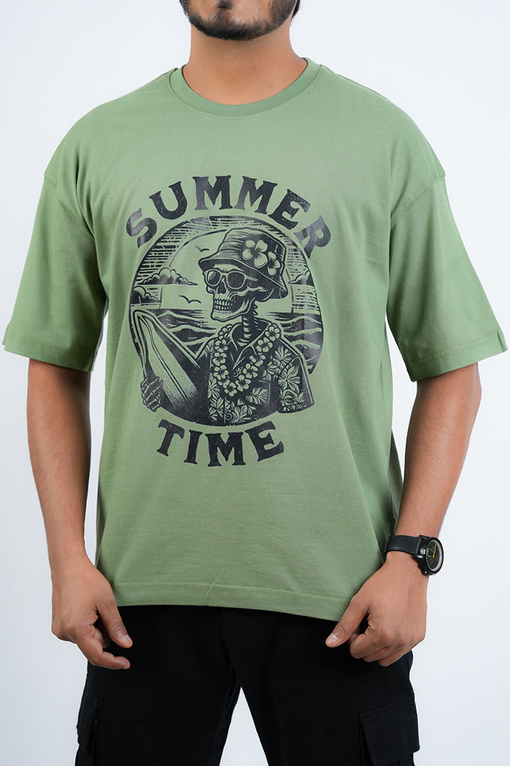 Summer Time Oversized T-Shirt