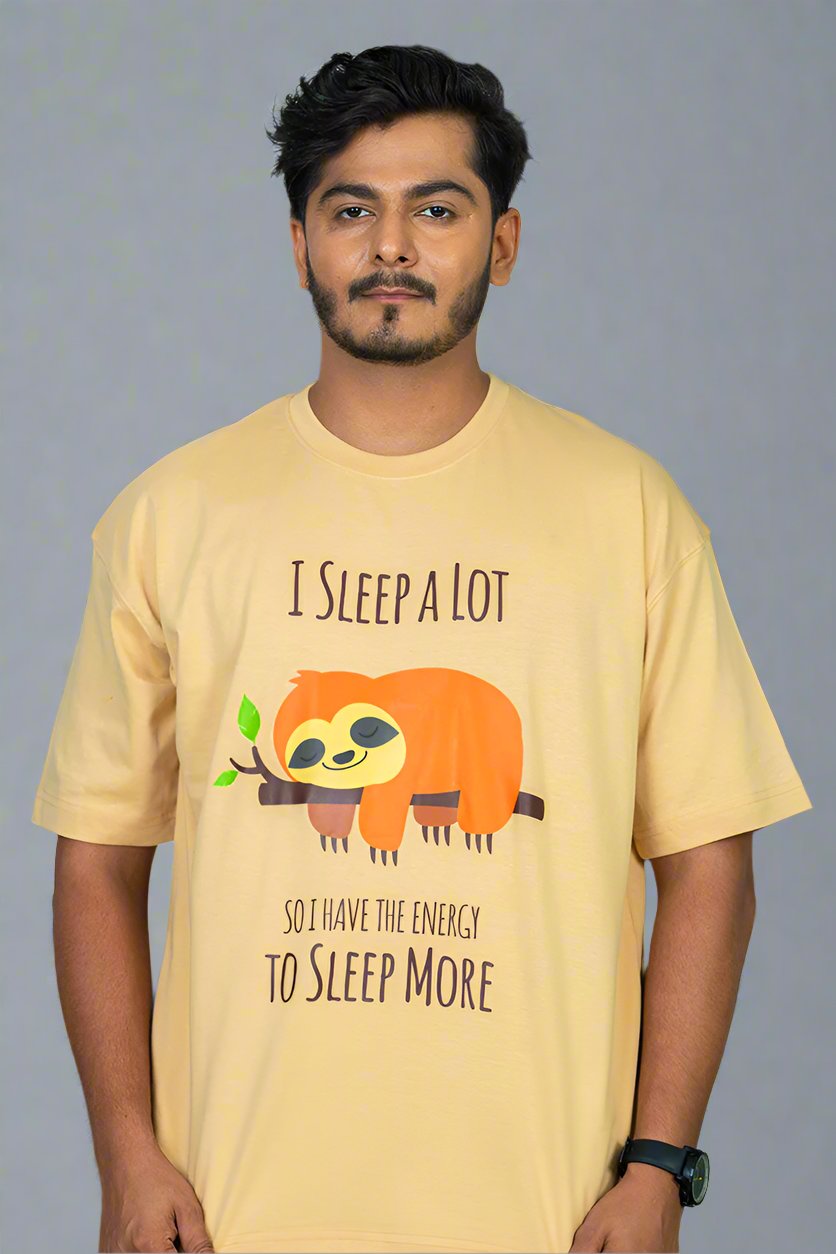 I Sleep A Lot Oversized Fit T-Shirt