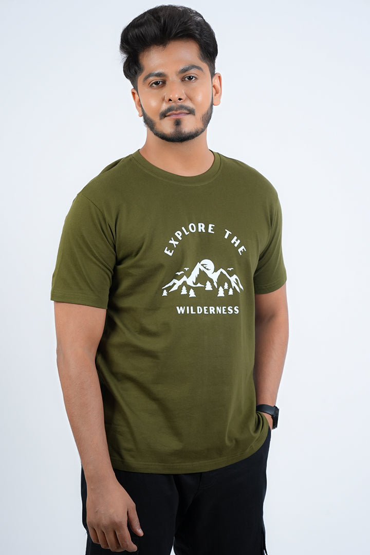 Explore The Wilderness Regular Fit T-Shirt