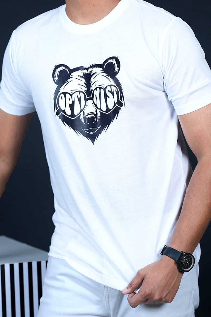 Optimist Bear Regular Fit T-Shirt