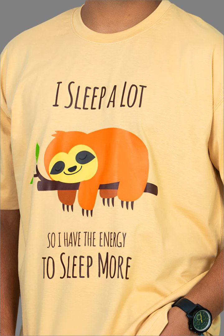 I Sleep A Lot Oversized Fit T-Shirt