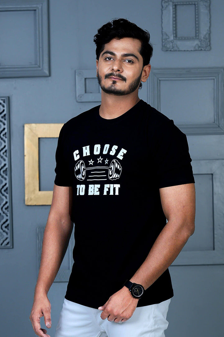 Choose To Be Fit Regular Fit T-Shirt