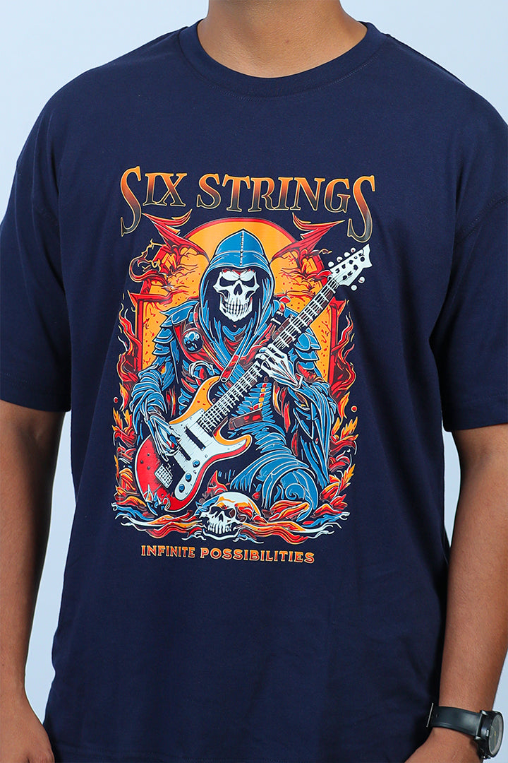 Six String Oversized fit T-Shirt