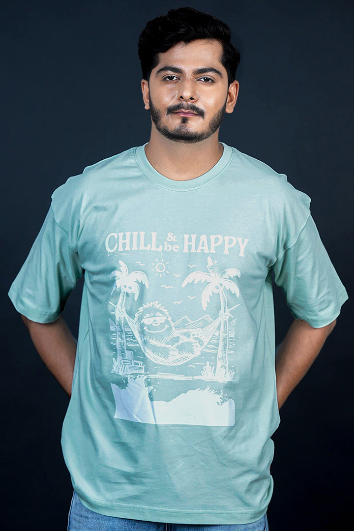 Chill & be Happy Oversized T-Shirt