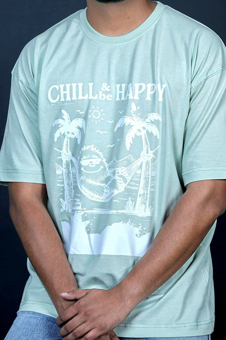 Chill & be Happy Oversized T-Shirt