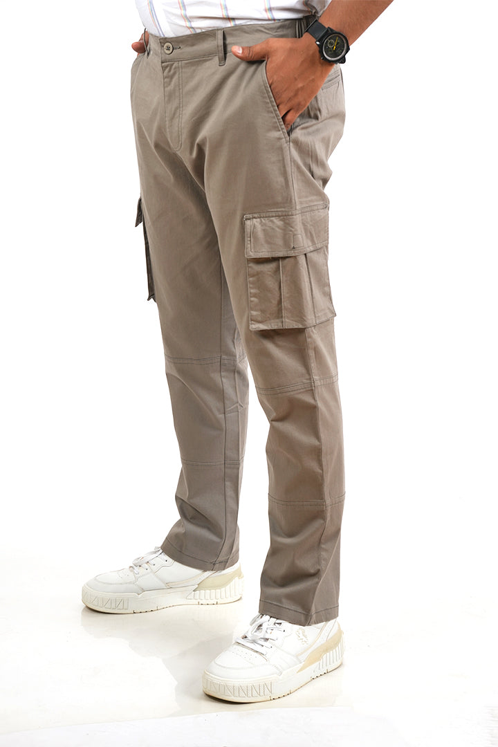 Classic Light Gray Cargo Pants