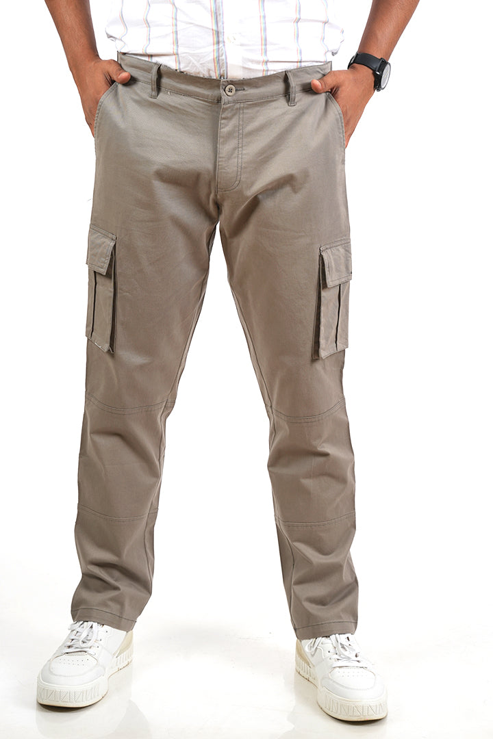 Classic Light Gray Cargo Pants