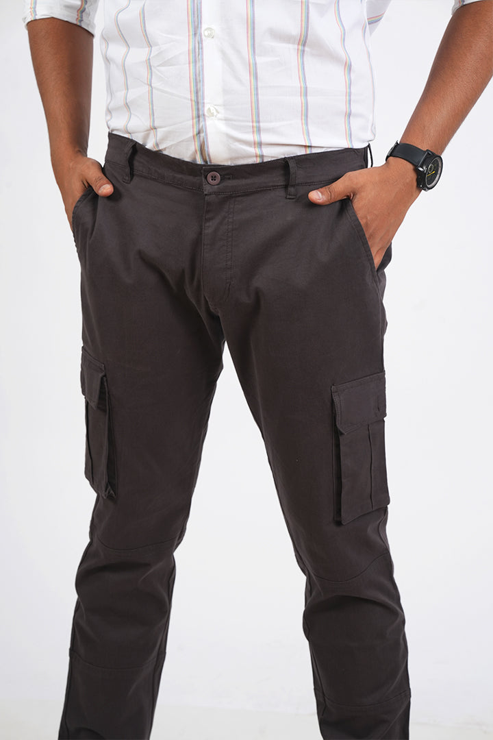 Classic Cocoa Brown Cargo Pants